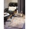 Homeroots HomeRoots 317267 2 x 3 in. Fur Sheepskin Rug & Throw - Taupe 317267 - alternate 2
